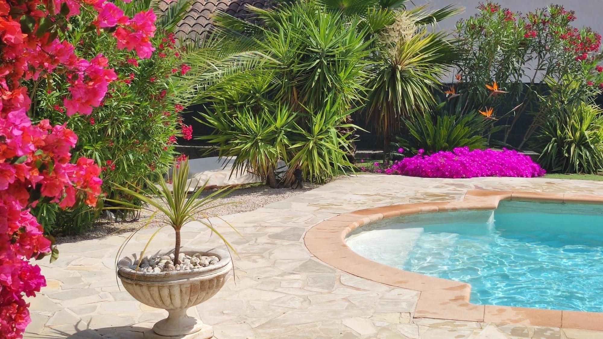Grand Appartement Dans Maison Avec Piscine Privee Frejus Bagian luar foto